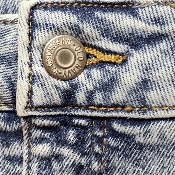 Old Navy Jean Womens 20 Blue Flare Higher High Rise Medium Wash Stretch Denim‎ - Picture 4 of 11